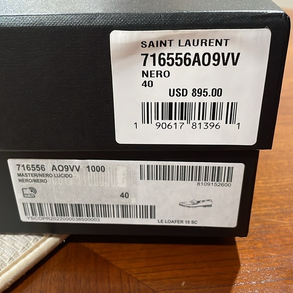 Saint Laurent loafers, like new. Worn 3 times. Great deal! - Picture 5 of 5